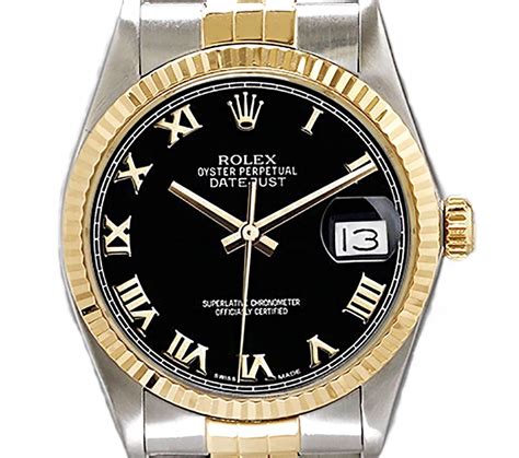 rolex datejust roman numerals two-tone|rolex datejust roman numerals price.